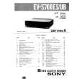 SONY EVS700ES/UB Service Manual cover photo