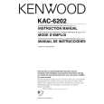 KENWOOD KAC6202 Owner's Manual cover photo