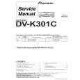 PIONEER DVK301C Service Manual cover photo