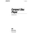 SONY CDP-CX100S Owner's Manual cover photo