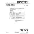 SONY CDP-C27 Service Manual cover photo