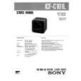 SONY ICFC101L Service Manual cover photo