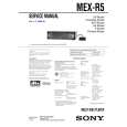 SONY MEXR5 Service Manual cover photo