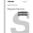 TOSHIBA 52HMX94 Service Manual cover photo