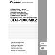PIONEER CDJ1000MK2 Owner's Manual cover photo
