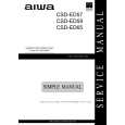 AIWA CSDED57 Service Manual cover photo