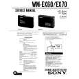 SONY WMEX60 Service Manual cover photo