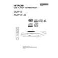 HITACHI DVW1E Owner's Manual cover photo