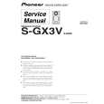 PIONEER S-GX3V/XJM/E Service Manual cover photo