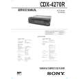 SONY CDX-4270R Service Manual cover photo