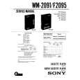 SONY WMF2095 Service Manual cover photo