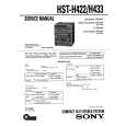 SONY HSTH422 Service Manual cover photo