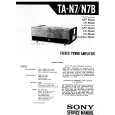 SONY TAN7 Service Manual cover photo