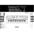 CASIO MT500 Owner's Manual cover photo