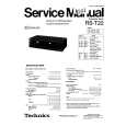 TECHNICS RST22 Service Manual cover photo