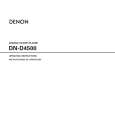 DENON DN-D4500 Owner's Manual cover photo