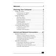 SONY PCGR505GCP Owner's Manual cover photo