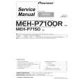 PIONEER MEH-P7100R/EW Service Manual cover photo