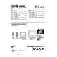 SONY KV21VM3MT Service Manual cover photo