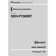 PIONEER DEH-P7080BT/XF/BR Owner's Manual cover photo
