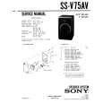 SONY SSV75AV Service Manual cover photo