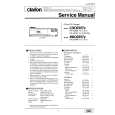 CLARION RDC655TZ Service Manual cover photo