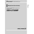 PIONEER DEH-2750MP/XR/EC Owner's Manual cover photo