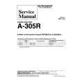 PIONEER A-305R Service Manual cover photo