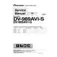 PIONEER DV989AVIG Service Manual cover photo