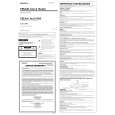 SONY ICFC490 Owner's Manual cover photo