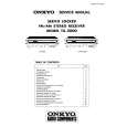ONKYO TX2000 Service Manual cover photo