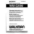 SONY WM-GX90 Owner's Manual cover photo