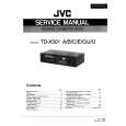 JVC TDX501 Service Manual cover photo