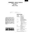 ONKYO TAR301 Service Manual cover photo