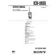 SONY ICBU655 Service Manual cover photo
