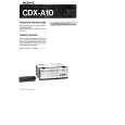 SONY CDX-A10 Owner's Manual cover photo