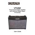 CRATE VTX212 Owner's Manual cover photo