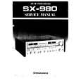 PIONEER SX980 Service Manual cover photo