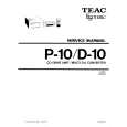 TEAC D10 Service Manual cover photo