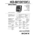 SONY HCDDX7 Service Manual cover photo