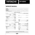 HITACHI CP1409RX Service Manual cover photo