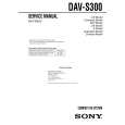 SONY DAVS300 Service Manual cover photo