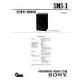 SONY SMS-3 Service Manual cover photo