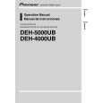 PIONEER DEH-5000UB/XS/EW5 Owner's Manual cover photo