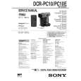 SONY DCR-PC10 Service Manual cover photo