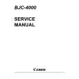 CANON BJC-4000 Service Manual cover photo