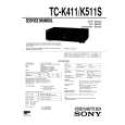 SONY TC-K511S Service Manual cover photo