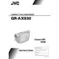JVC GR-AX930U Owner's Manual cover photo