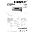 SONY STRDA3000ES Owner's Manual cover photo