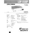 SONY LDP-1500P Service Manual cover photo